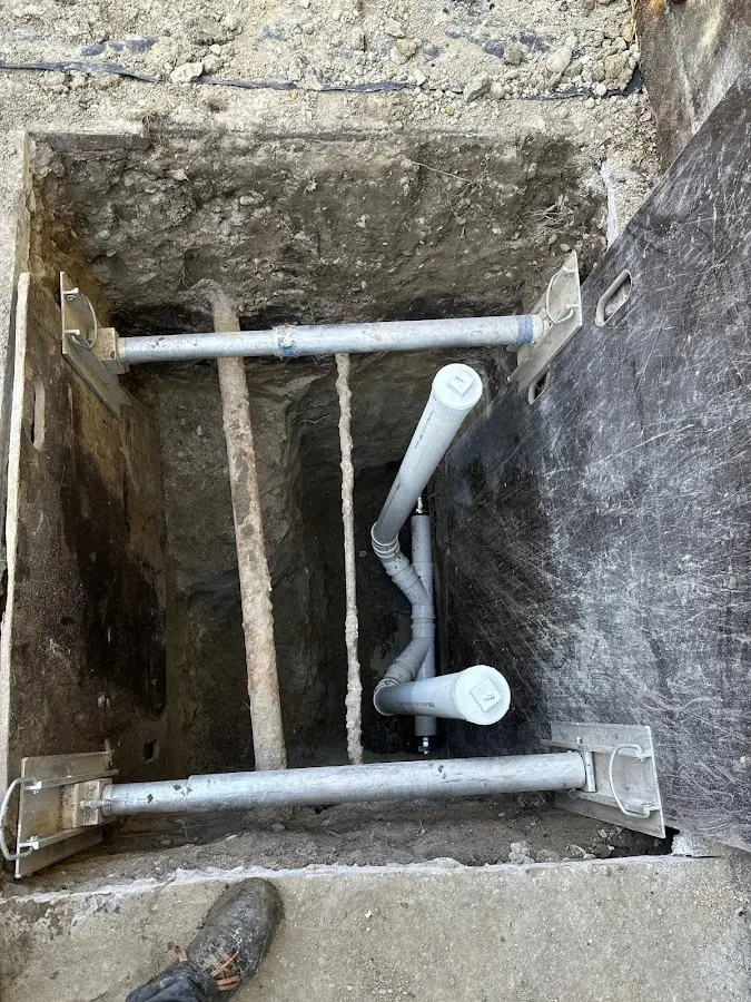 Experienced plumber completing Gas Line Repair work in Charlotte